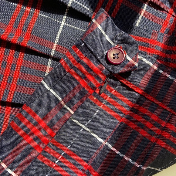 AMERICAN APPAREL PLAID MINI SKIRT XS - Picture 4 of 4